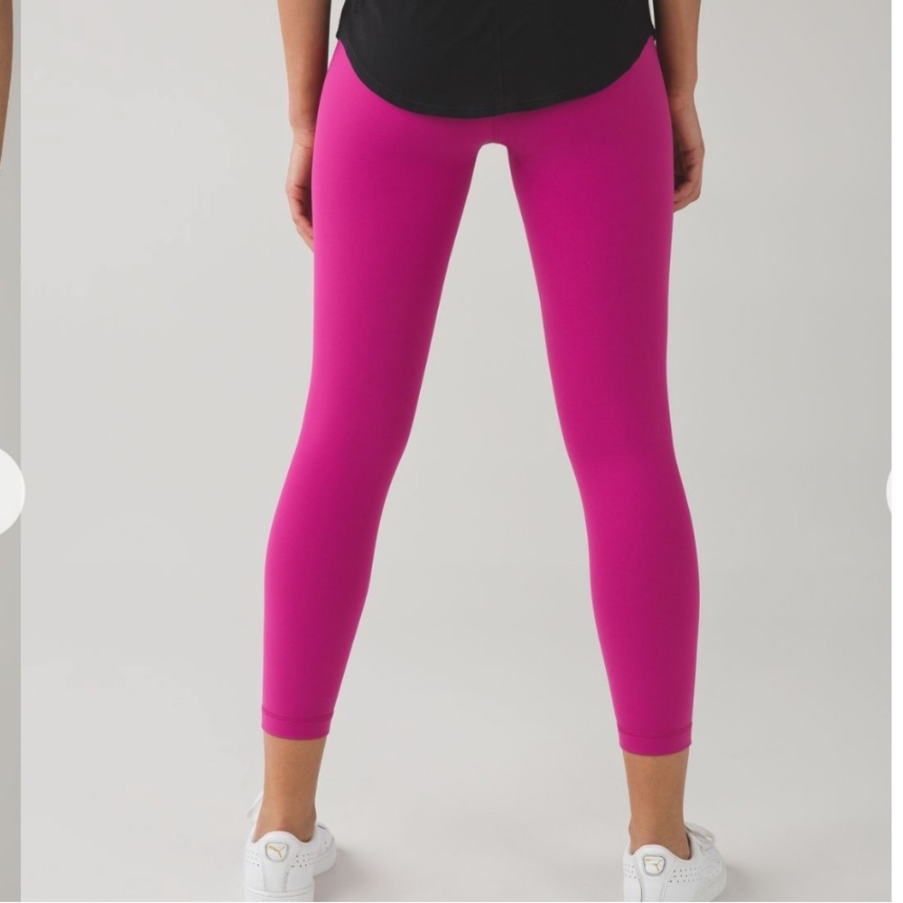 Lululemon High Times 7/8 Pant Raspberry 6 - Picture 3 of 9